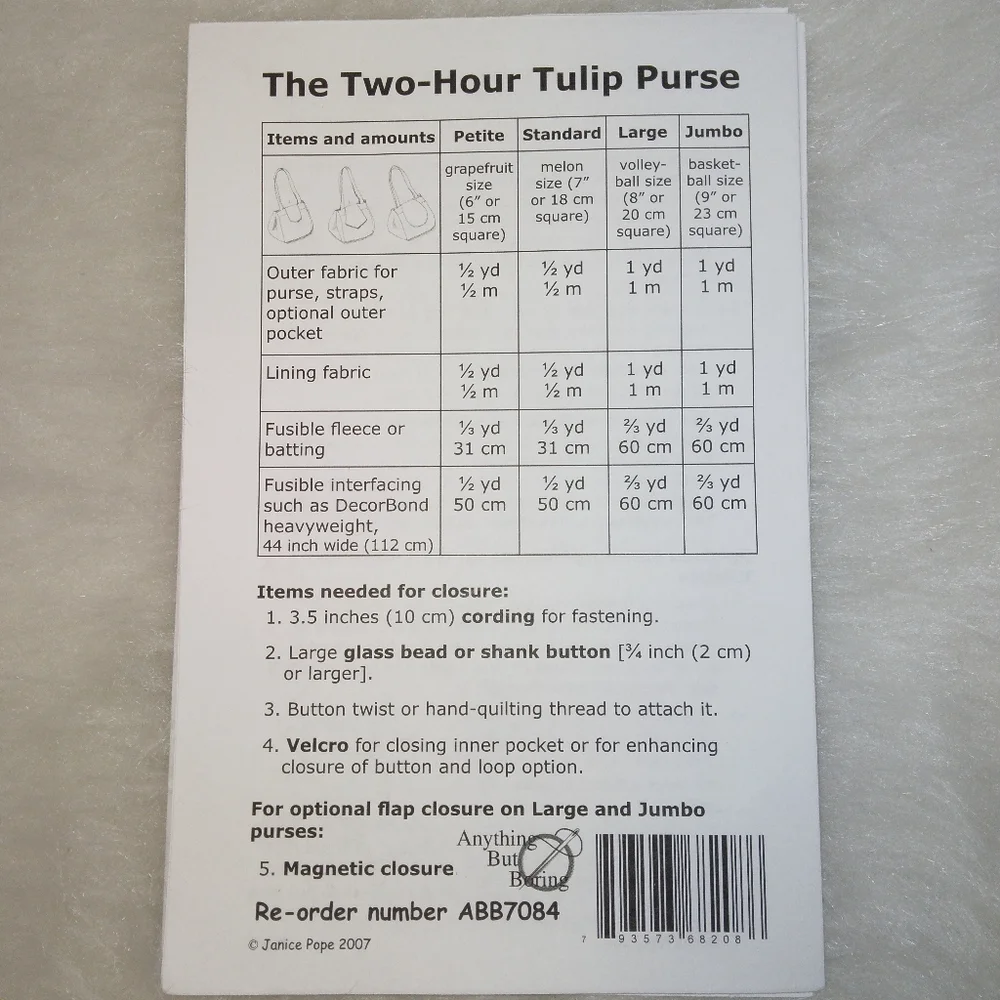 The Two-Hour Tulip Purse in 4 Sizes 6